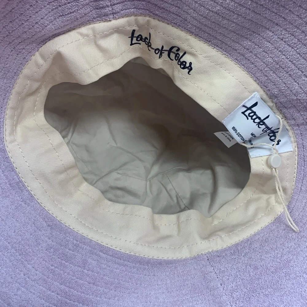 Lack of Color Wave lilac bucket hat size medium/ large new